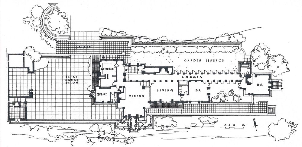 Ennis House Plan1