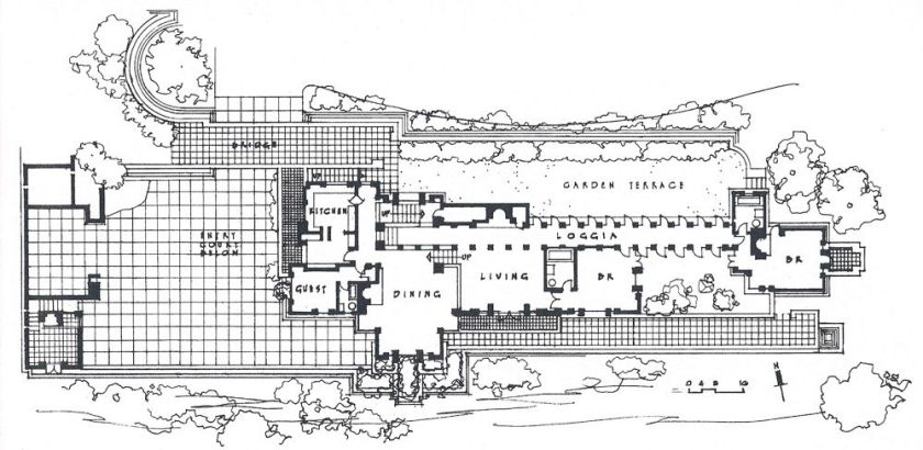 Ennis House Plan1